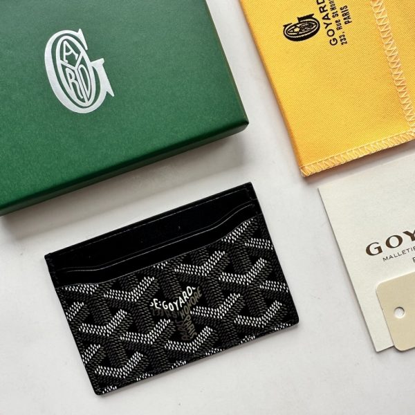 GOYARD SAINT SULPICE CARD WALLET BLACK 11CM STSULPPMLTY01CL01X