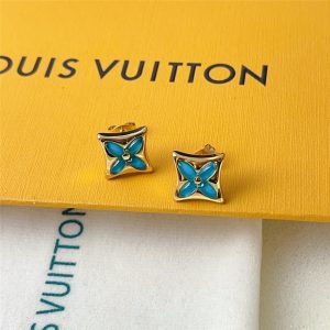 LOUIS VUITTON COLOR BLOSSOM BB STAR EAR STUD YELLOW GOLD Q16641