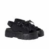 MIUMIU CHUNKY NEOPRENE SANDALS BLACK 5X418E 30K F0002 F 050