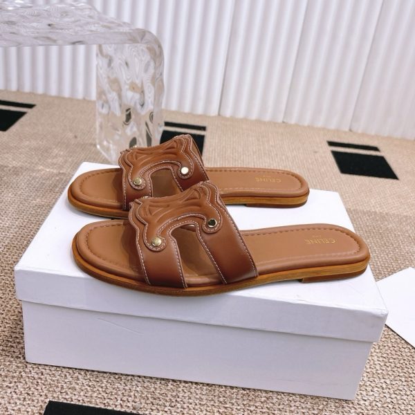 CELINE MARINA MULE BROWN 364783767C 04LU