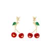 LOUIS VUITTON X MURAKAMI CERISE EARRINGS M02808