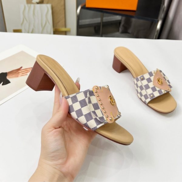 LOUIS VUITTON LV FRAME MULES AZUR 1AHMFM