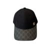 GUCCI GG CANVAS BASEBALL HAT BLACK