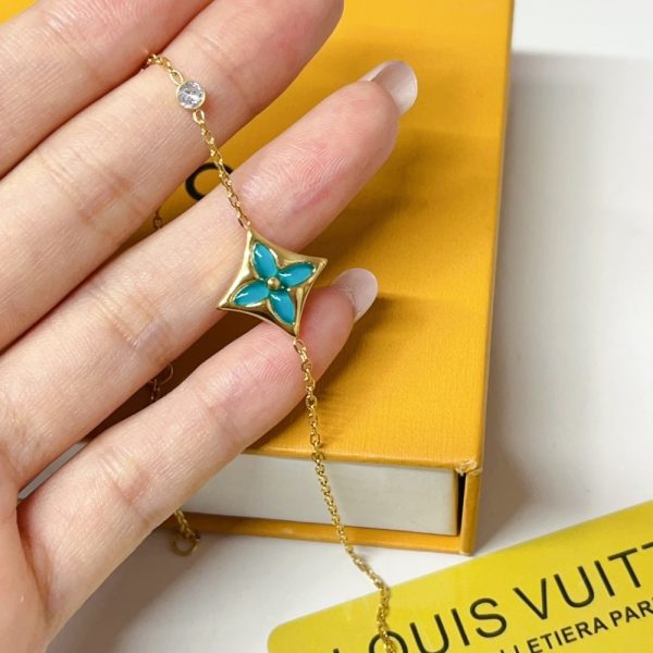 LOUIS VUITTON COLOR BLOSSOM BB STAR BRACELET YELLOW GOLD Q05977