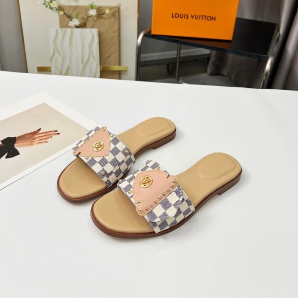 LOUIS VUITTON LV FRAME FLAT MULE AZUR 1AHLPK