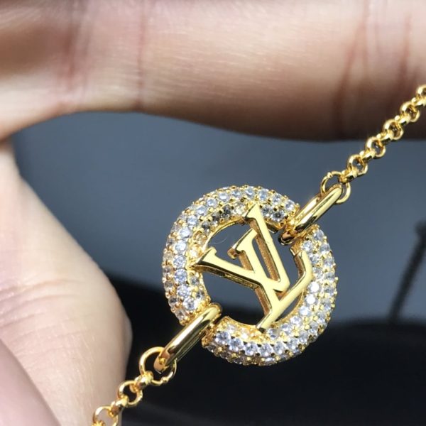 LOUIS VUITTON LOUISE BY NIGHT BRACELET GOLD M00758