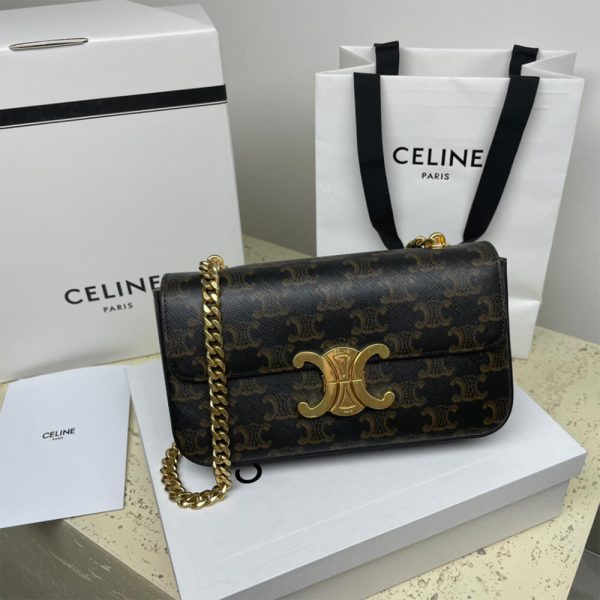 CELINE CHAIN SHOULDER BAG CLAUDE (HIGH-END GRADE）
