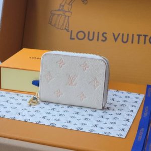 LOUIS VUITTON ZIPPY COIN PURSE WALLET BICOLOR EDEN 11CM M14563