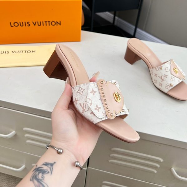 LOUIS VUITTON LV FRAME MULE DUNE BEIGE 1AHMRN