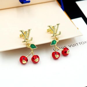 LOUIS VUITTON X MURAKAMI CERISE EARRINGS M02808