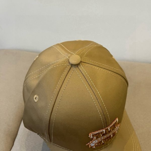HERMES DAVIS H SELLIER CAP BROWN H232032N D156