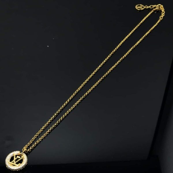 LOUIS VUITTON LOUISE BY NIGHT NECKLACE GOLD M00759
