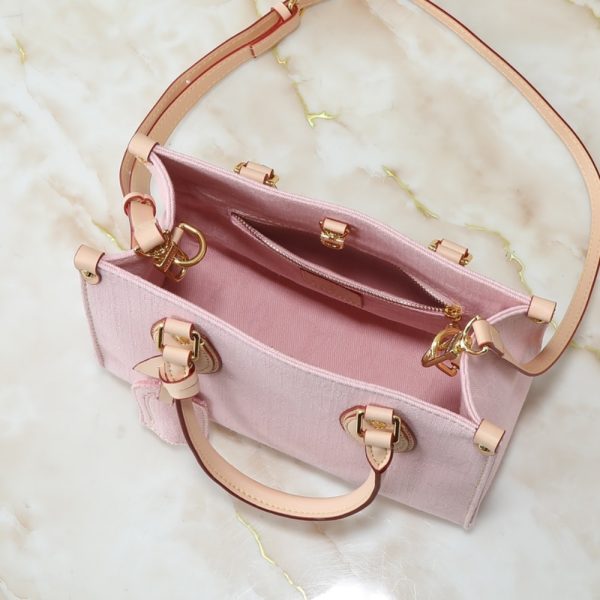 LOUIS VUITTON ONTHEGO PM DENIM PINK 25CM