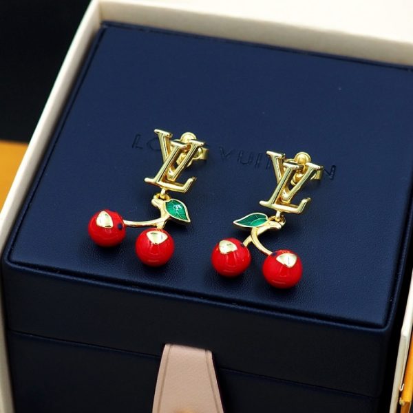 LOUIS VUITTON X MURAKAMI CERISE EARRINGS M02808