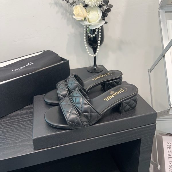 CHANEL MULES BLACK G46480 X01000 94305