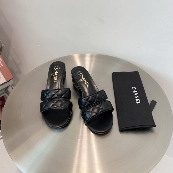 CHANEL MULES BLACK G46480 X01000 94305