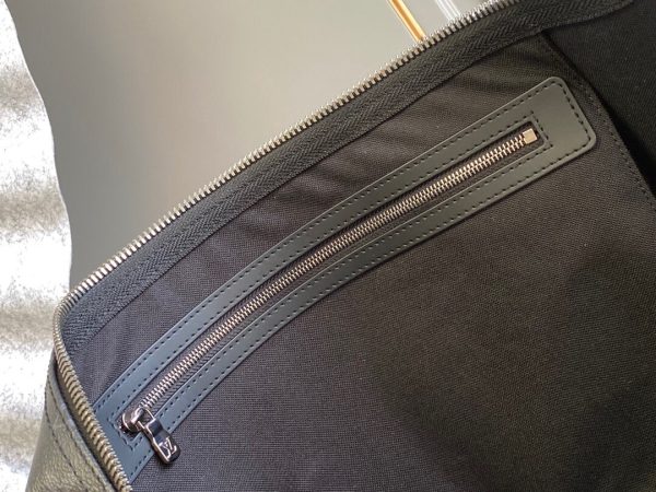 SUMMER SET: LOUIS VUITTON KEEPALL BANDOULIÈRE 50 MONOGRAM ECLIPSE & LONG WALLET MONOGRAM ECLIPSE TRUNK ZIPPY BLACK 19CM