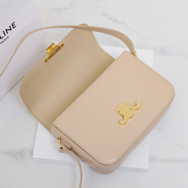 CELINE CLASSIQUE TRIOMPHE BAG in shiny calfskin
