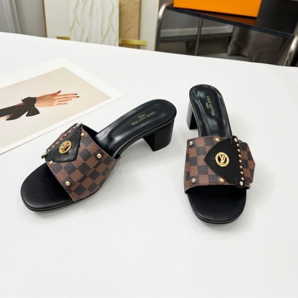 LOUIS VUITTON LV FRAME MULES CACAO BROWN 1AHMGI