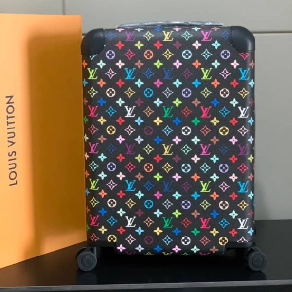 LOUIS VUITTON X TAKASHI MURAKAMI HORIZON 55 MULTICOLOR BLACK 55CM M13787