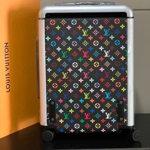 LOUIS VUITTON X TAKASHI MURAKAMI HORIZON 55 MULTICOLOR BLACK 55CM M13787