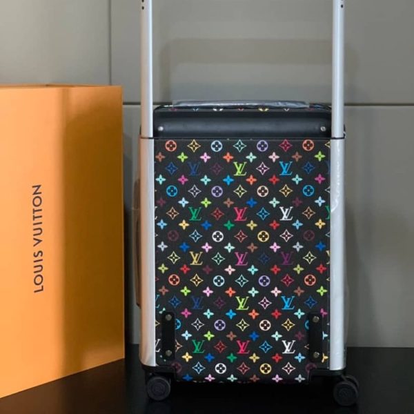 LOUIS VUITTON X TAKASHI MURAKAMI HORIZON 55 MULTICOLOR BLACK 55CM M13787