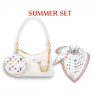 SUMMER SET:  LOUIS VUITTON X MURAKAMI MARELLINI BAG WHITE & MONOGRAM MULTICOLOR WHITE