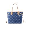 LOUIS VUITTON NEVERFULL MM BAG DENIM BLUE 32CM M13192