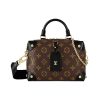 LOUIS VUITTON PETITE MALLE SOUPLE MONOGRAM BAG BROWN 20CM M45571