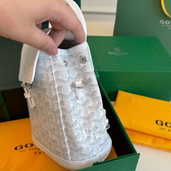 GOYARD ALPIN MINI BACKPACK WHITE 23CM ALPIN2MINTY50CL50P