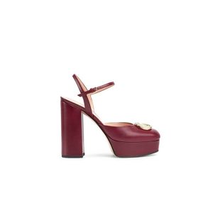 GUCCI Women’s platform pump with crystal Double G