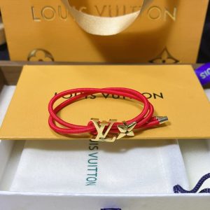 LOUIS VUITTON BLOOM BRACELET RED M8916Z