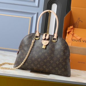 LOUIS VUITTON MOON ALMA BAG MONOGRAM BROWN 38CM