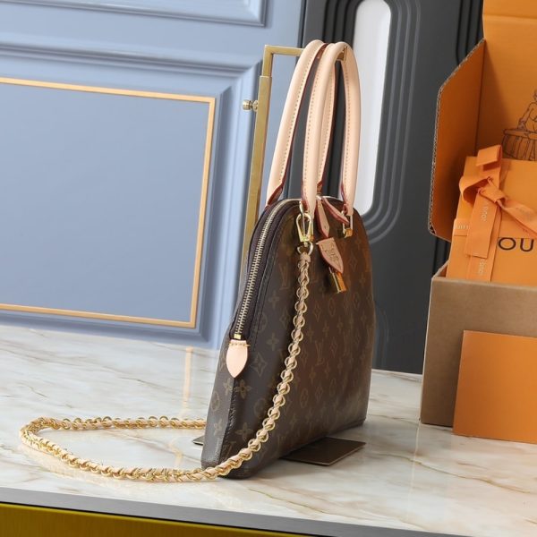 LOUIS VUITTON MOON ALMA BAG MONOGRAM BROWN 38CM