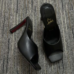 CHRISTIAN LOUBOUTIN CONDORA MULE BLACK 1240795B439