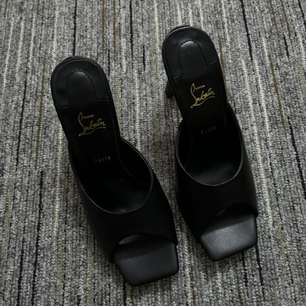 CHRISTIAN LOUBOUTIN CONDORA MULE BLACK 1240795B439