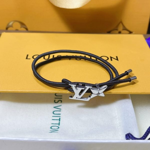 LOUIS VUITTON BLOOM BRACELET NOIR PALLADIUM M8970Z