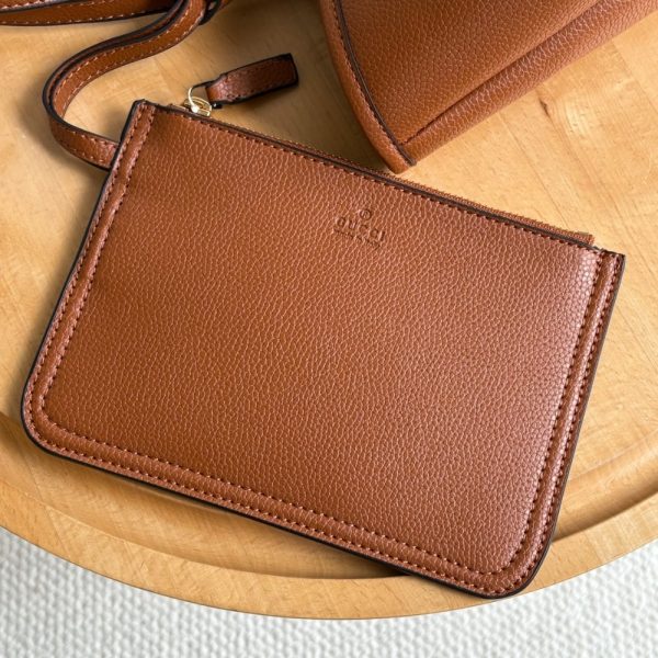 GUCCI TOTISSIMA SMALL REVERSIBLE TOTE BAG BROWN 21CM 839124 AAFEQ 2743