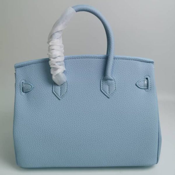 HERMES BIRKIN 35 TOGO LEATHER GOLD HARDWARE BLUE 35CM