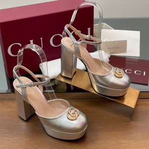 GUCCI Women’s platform pump with Double G