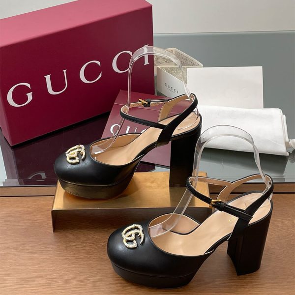GUCCI Women’s platform pump with Double G