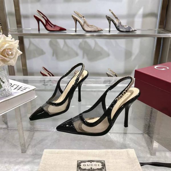 Gucci Signoria slingback pump