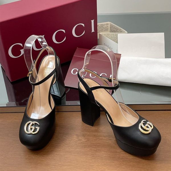 GUCCI Women’s platform pump with Double G