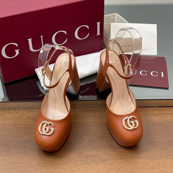 GUCCI Women’s platform pump with Double G