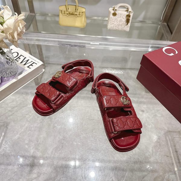 GUCCI Women’s sandal with Double G