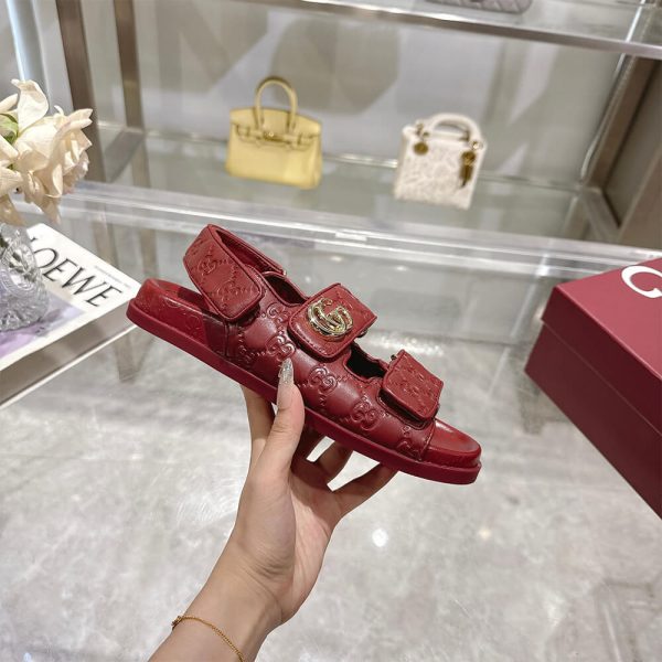 GUCCI Women’s sandal with Double G
