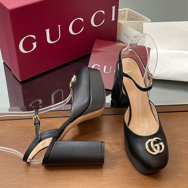 GUCCI Women’s platform pump with Double G