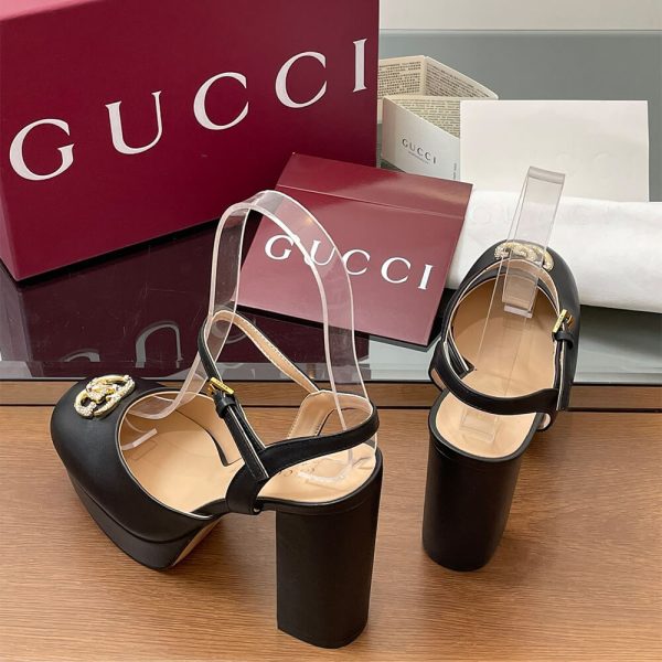 GUCCI Women’s platform pump with Double G