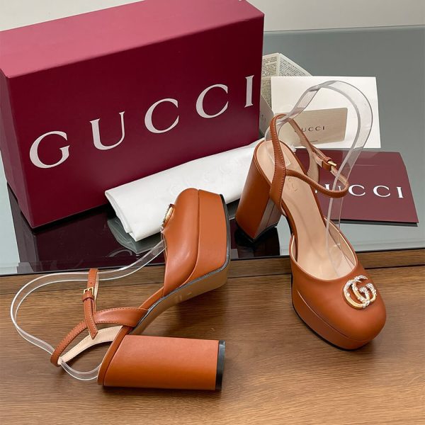 GUCCI Women’s platform pump with Double G