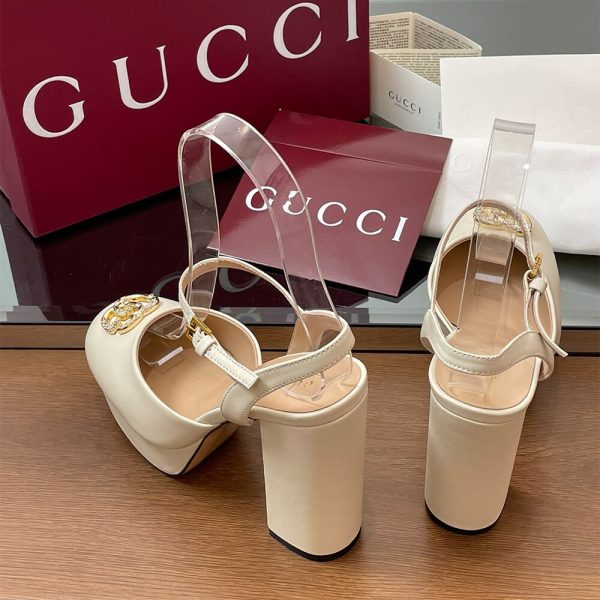 GUCCI Women’s platform pump with Double G